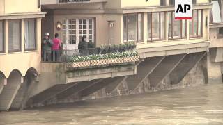 Severe flooding in the capital; fears Arno river may burst its banks