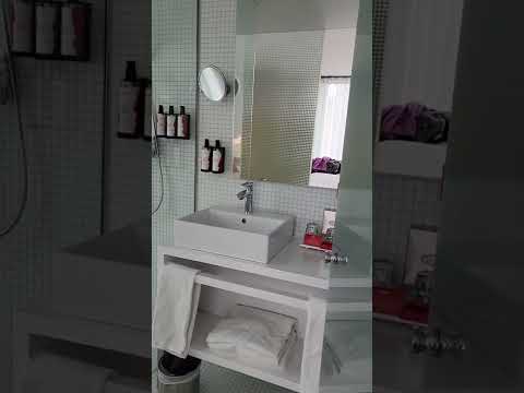 HAL Rotterdam 10/13/22 - Room 1015 nHow Rotterdam room and bathroom tour