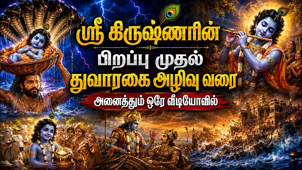 ஸ்ரீ கிருஷ்ணரின் பிறப்பு | ஸ்ரீ கிருஷ்ண லீலா | கிருஷ்?