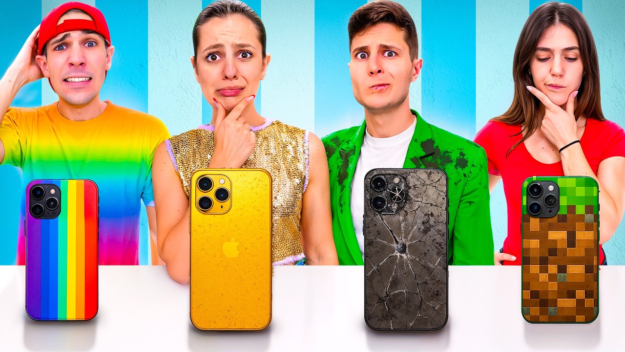 DON'T CHOOSE THE WRONG IPHONE CHALLENGE WITH ALL OUR FRIENDS!📱