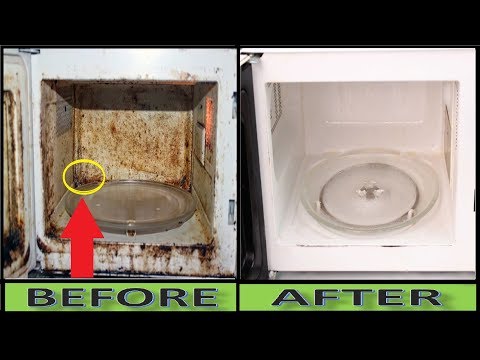 Use this trick to Clean Dirty Microwave Oven Just In Minutes || Easy Cleaning