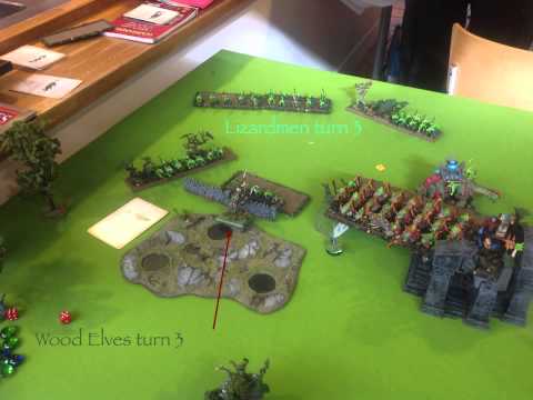 021 TNQ 4 match 4 Lizardmen vs Wood Elves
