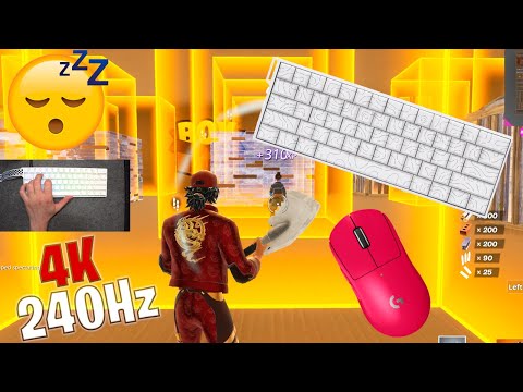 Aula Mini 60HE Max ASMR 😴 Box Fight Gameplay 📦 Satisfying Keyboard Fortnite 4K 240 FPS 🏆