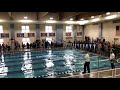 200 IM- Fourth lane from the bottom (blue cap, blue suit)