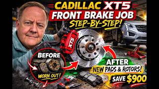 Cadillac XT5 Front Brake Job DIY | Pads & Rotors Replacement Step-by-Step
