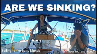 EP42 On the rocks!  ARE WE SINKING? | SHARK ATTACK AND BAHAMAS BLUE HOLE