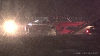 preview picture of video '01032015 Topeka KS Car Wreck Snow 1'