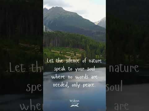 "Let the Silence of Nature Speak to Your Soul 🌿 | Peaceful Nature #short #nature #youtube #reels