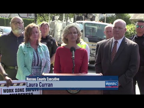 NY Long Island Nassau County Police Crackdown On Speeding In Work Zones