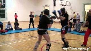 preview picture of video 'Kickboxing Michał Dąbrowski vs Miłosz Zych'