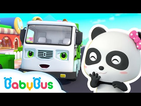 Mașina de gunoi și un monster truck obraznic | Cântece cu Mașini pentru Copii de la BabyBus