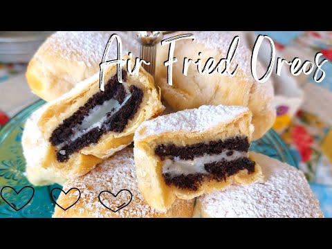 Fried Oreos in the Air Fryer with Crescent Rolls