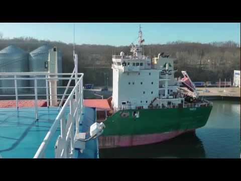 Von Holtenau bis Brunsbüttel - Passage durch den Nordostseekanal 22.3.2012