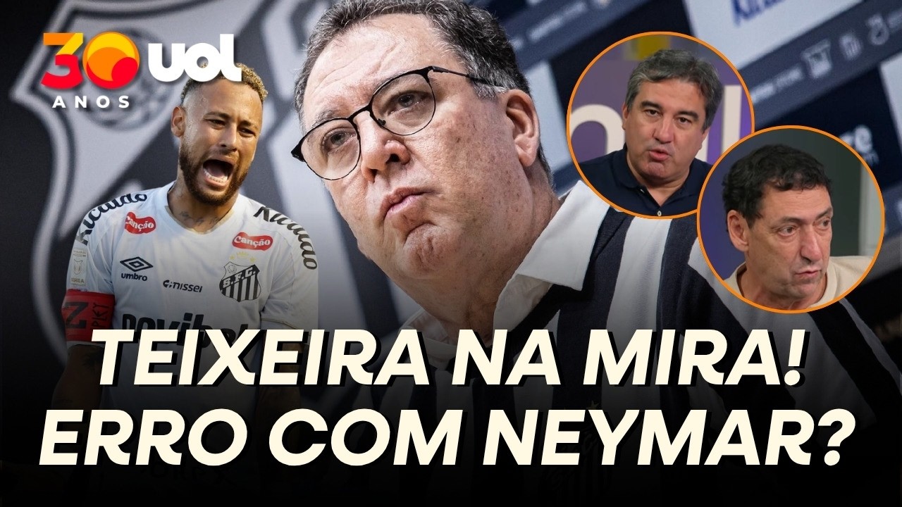 Conselheiros do Santos pedem apuração contra Teixeira por acordo polêmico com Neymar