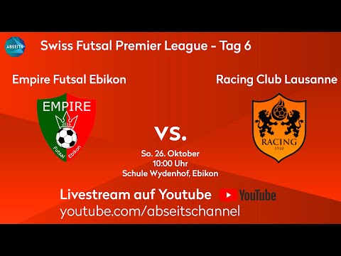 Empire Futsal Ebikon vs. Racing Club Lausanne | Swiss Futsal Premier League - Tag 6 | 26.10.2025