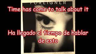 Foreigner - Face to face (Subtitulos)