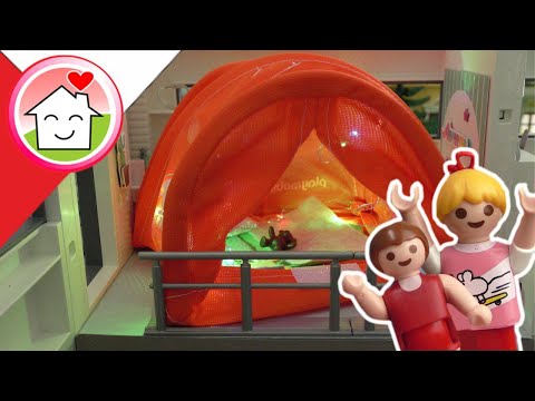Playmobil po polsku Kemping w pokoju - Rodzina Hauser