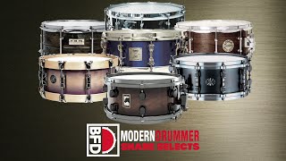 Video thumbnail for BFD Modern Drummer Snare Selects by FXpansion