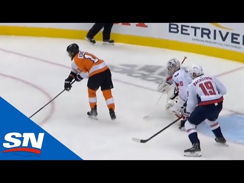 Stellar Pass By Travis Konecny Leads To Easy Goal For Scott Laughton