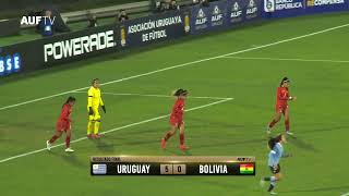 La seleccin femenina derrot 5-0 a Bolivia en el estadio Centenario