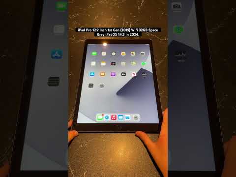 iPad Pro 12.9 inch 1st Gen (2015) Wifi 32GB Space Grey iPadOS 14.3 In 2024.