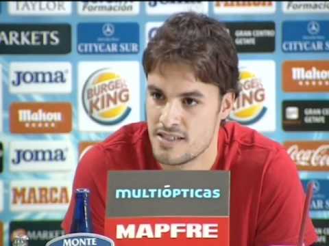 Pedro León habla de Mourinho en su presentación con el Getafe