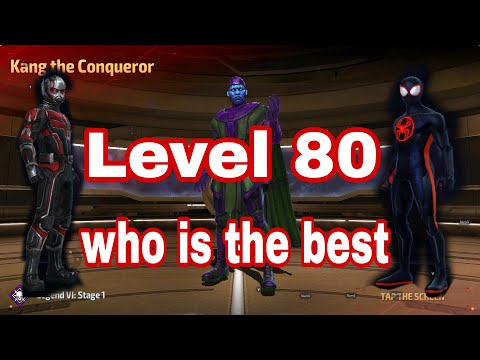 miles level 80 vs ant man level 80 wbl kang mff