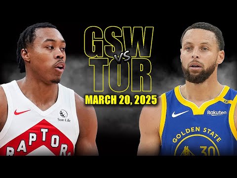 Golden State Warriors vs Toronto Raptors Full Game Highlights - March 20, 2025 | NBA Regular Season