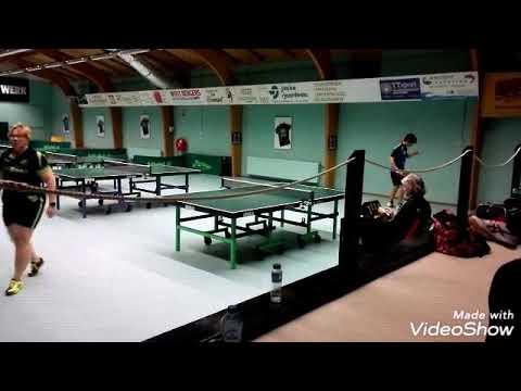 Tafeltennis Pecos 7 - Vriendenschaar 6,  laatste kampioenspunten