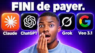 Comment utiliser TOUTES les IA payantes GRATUITEMENT (GPT-5, Claude, Gemini, Grok, Veo 3)