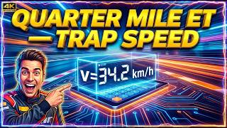 Quarter Mile ET — Trap Speed Calculator — How to Use It | Engineering Tool