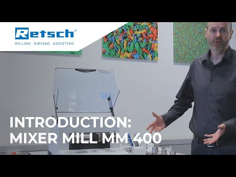 Mixer Mill MM 400 - Introduction #RETSCH  #mixermill #laboratoryinstruments