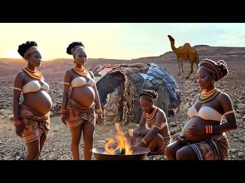 AFRICAN village  Life of our Newest Wive of 3 Co-wives #cooking village Food For Lunch 