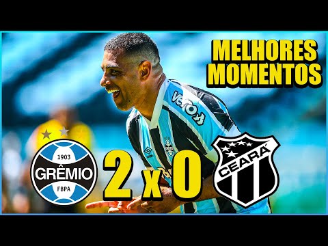 GRÊMIO 2 x 0 CEARÁ   MELHORES MOMENTOS e GOLS DA VITÓRIA TRICOLOR NO BRASILEIRÃO!
