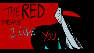 Cover art for the red means I love you