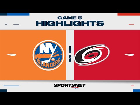 NHL Game 5 Highlights | Islanders vs. Hurricanes - April 30, 2024