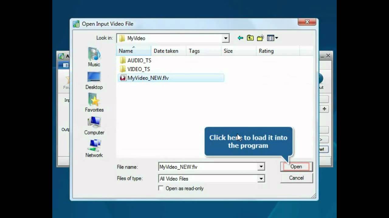 How to convert FLV files using AVS Video Converter?