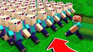 100,000 ASWDFZXCVB vs HEROBRINE!