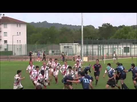 Rugby U15 Stade Nantais contre Colomiers super challenge d'Orthez  wmv 1
