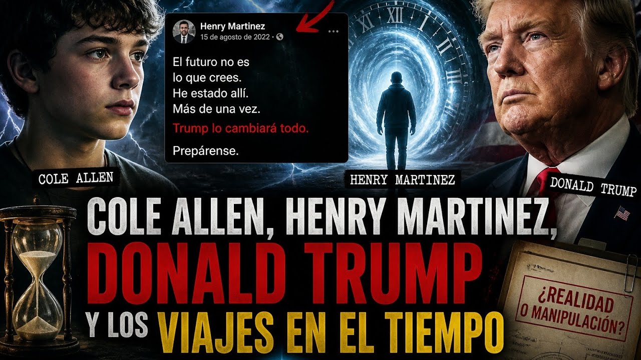 Cole Allen y Trump ¿La PRUEBA de los VIAJES en el TIEMPO?