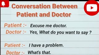 Conversation Between Doctor 💊 And Patient 😧! Dialogue Between Doctor And Patient 😧#longvideostatus#c
