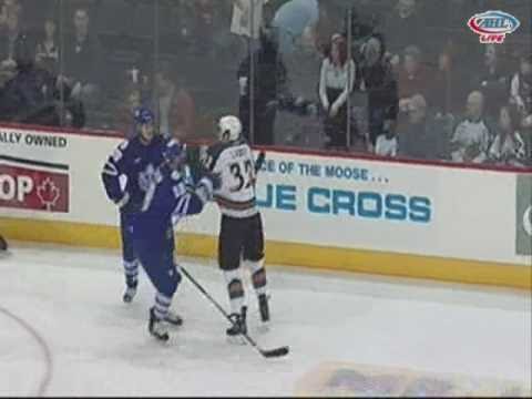Toronto Marlies vs Manitoba Moose Line Brawl - 2/12/10