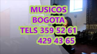429 43 65 JS BACH CANTATA MUSICOS BOGOTA  EUCARISTIAS  BODAS DE ORO VIOLINISTA PIANISTA