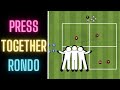 Press Together Rondo | Apply Pressure As A Team | Football/Soccer