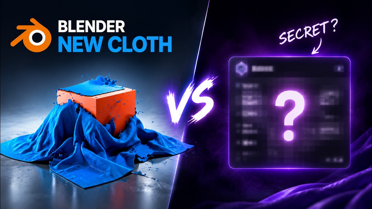 Blender 5.2 Cloth Simulation + The Secret to Better Collisions