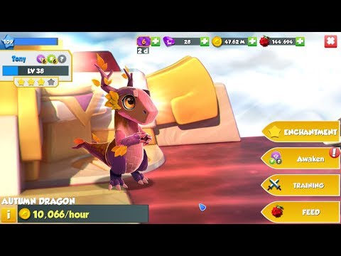 Dragon Mania Legends - MAX Level 36-38 Autumn Dragon Part 816 HD