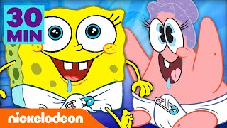 Download lagu SpongeBob | Momen Bayi Paling Lucu selama 30 Menit! | Nickelodeon Bahasa mp3