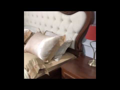 Спальный гарнитур 6 предм. "Таис" (МДФ) (Орех караваджо/Патина/Лак/Бархат) UgAf1