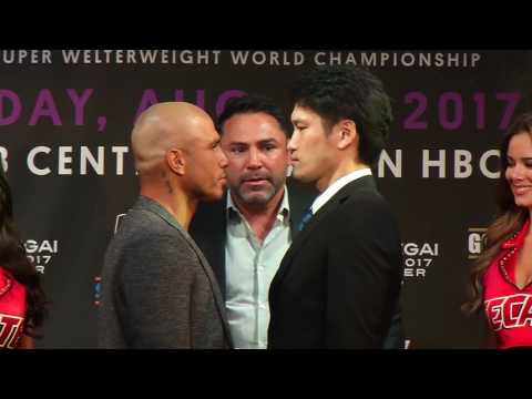 Miguel Cotto vs Yoshihiro Kamegai Face Off