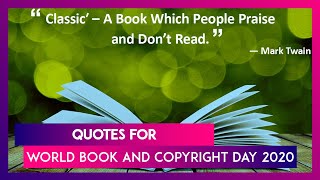 World Book & Copyright Day 2020: Facts About Books For Bibliophiles Out There